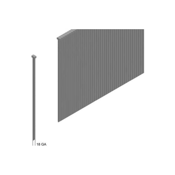 Prebena 18 Gauge Straight Finish Brad Nail - 1-3/16in Length - Galvanized Steel - Pkg of 25000 J30CNK-S18 - main